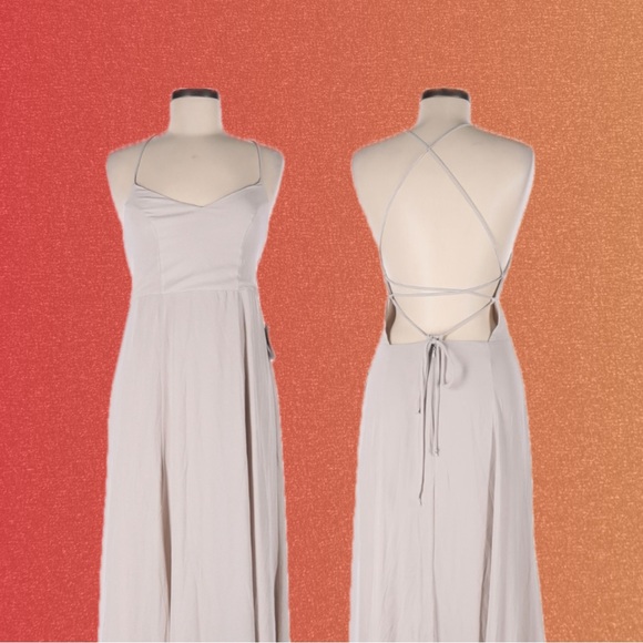 Show Me Your Mumu brand tan pink wedding guest formal dress NWT Size Medium - Picture 3 of 3